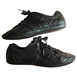 Sneakers Christian Dior Monogram Pelle Nera 37
