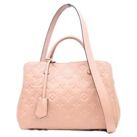 Borsa a tracolla Louis Vuitton Pink Monogram Empreinte Montaigne BB
