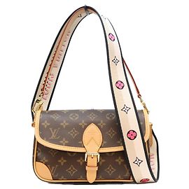 Borsa a tracolla Louis Vuitton Monogram Noir Diane NM PM