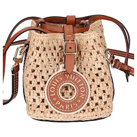 Bolso Louis Vuitton Noé de rafia
