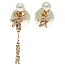 Orecchini a lobo Christian Dior placcati in oro