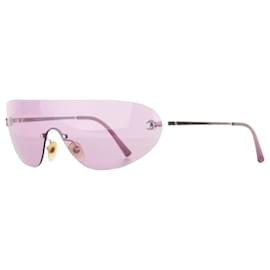 Chanel by Karl Lagerfeld 2000er '4014' Sports Wrap Mask Shield Sonnenbrille