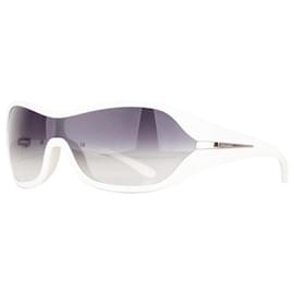 Prada 2000s 'SPR12G' Sport Mask Shield Sonnenbrille