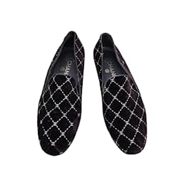 Chanel CC Loafer aus Samt