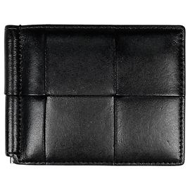 Bottega Veneta Porta carte in pelle Maxi Intrecciato Cassette