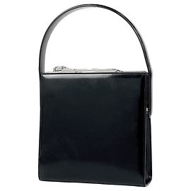 Borsa a mano Cartier in pelle nera