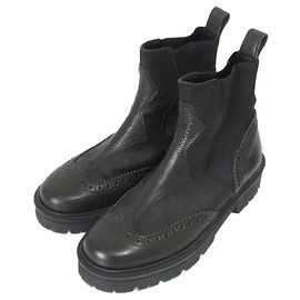 Autre Marque Stivaletti Chelsea Brogue in pelle Yohji Yamamoto