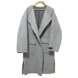 Autre Marque Maison Special PECOLAMB SUPER110's Abrigo largo sin cuello