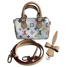 Borsa Louis Vuitton Nano Speedy X Takashi Murakami Nuova