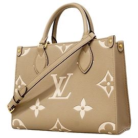 Borsa Louis Vuitton Monogram Empreinte Bicolor OnTheGo PM