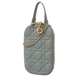 Borsa a tracolla Christian Dior in pelle Cannage