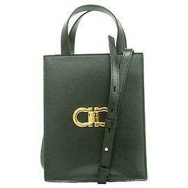 Borsa in pelle Gancini Salvatore Ferragamo