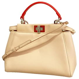 Fendi Peekaboo Leather Handbag