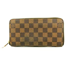 Louis Vuitton Damier Zippy Wallet in Ebene