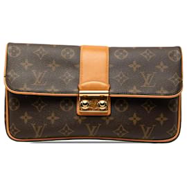 Clutch Slim Sofia Coppola Monogram Marrón Louis Vuitton