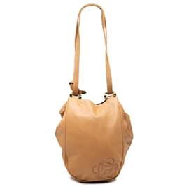 Borsa a tracolla Anagram LOEWE in nappa marrone