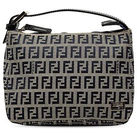 Fendi Handtasche aus grauem Zucchino-Canvas