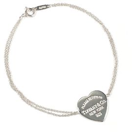 Tiffany & Co. Return to Heart Tag Double Chain Bracelet