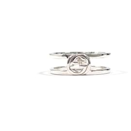 Gucci Interlocking G Slim Open Band Ring