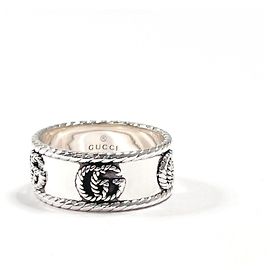 Anello largo Double G GUCCI