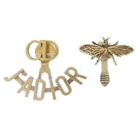 Orecchini a lobo Christian Dior Gold