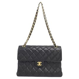 Borsa a tracolla Chanel 06303 in pelle nera