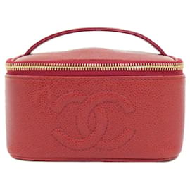 Borsa Chanel 07058 Rossa in pelle di vitello