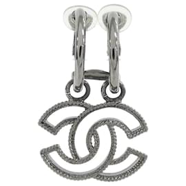 Chanel Black Clip Earrings