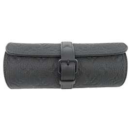 Louis Vuitton Taurillon Monogram Etui 3 Montres Watch Case