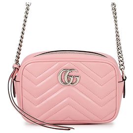 Borsa a tracolla mini con catena Gucci GG Marmont