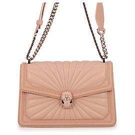 Bulgari Borsa a spalla con catena Bvlgari Serpenti Diamond Blast