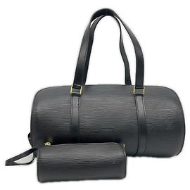 Borsa Louis Vuitton Epi Soufflot Noir
