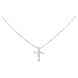 Autre Marque Collana Croce Diamanti Au750