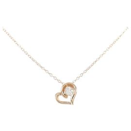 Autre Marque Collana K10 Pink Gold Diamond