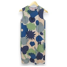 Autre Marque Vestido de lana y seda Flower Basket mina perhonen