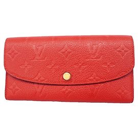 Louis Vuitton Monogram Empreinte Portefeuille Emilie Long Wallet
