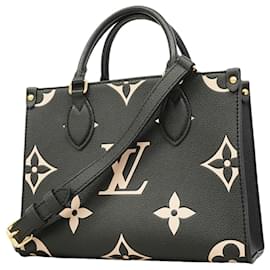 Borsa Louis Vuitton Monogram Empreinte Bicolor OnTheGo PM