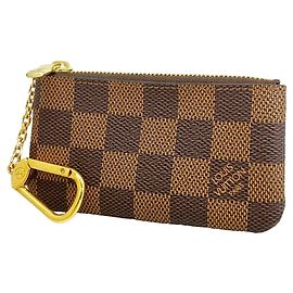 Louis Vuitton Damier Pochette Clé N62658 Ebene Wallet/Coin Case