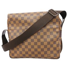 Borsa a tracolla Louis Vuitton Damier Naviglio N45255 Ebene
