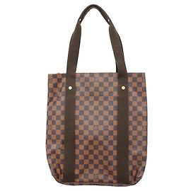 Louis Vuitton Damier Cabas Bobour Tote Bag in Ebene