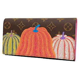 Louis Vuitton Monogram Pumpkin Portefeuille Sarah Long Wallet
