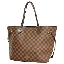 Borsa Tote Louis Vuitton Damier Neverfull MM N51105 Ebene