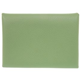 Hermès Tarjetero Hermes Calvi Duo Chevre