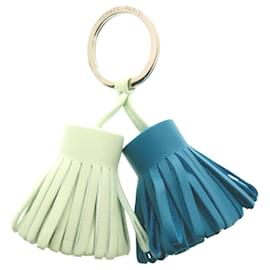 Porte-clés Hermes Carmen Unodos Agneau Milo Blue - Hermès