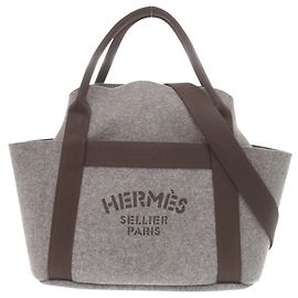 Hermès Hermes Sac de Pansage Groom Felt Tote Bag