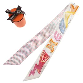Hermes Twilly Chevalo Scope Neon Foulard - Hermès