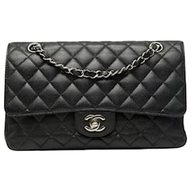 Borsa a tracolla Chanel Matelassé 25 Coco Mark Double Flap con catena