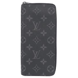 Louis Vuitton Monogram Eclipse Zippy Wallet Vertical