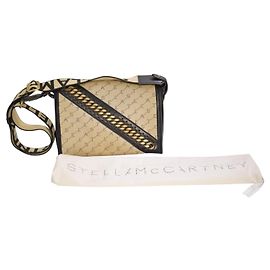 Stella Mc Cartney Borsa a tracolla Falabella con patta e catena in tela monogram STELLA MCCARTNEY