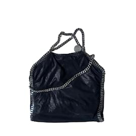 Stella Mc Cartney Sac à main Falabella en daim noir Stella McCartney